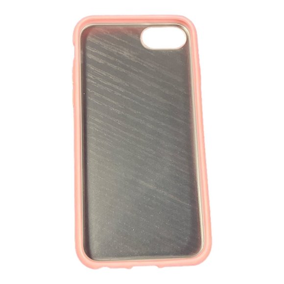 iPhone Clear & Pink Case For Apple iPhone 6/ 7 / 8G Plastic Case To Custom Decor - Picture 2 of 4